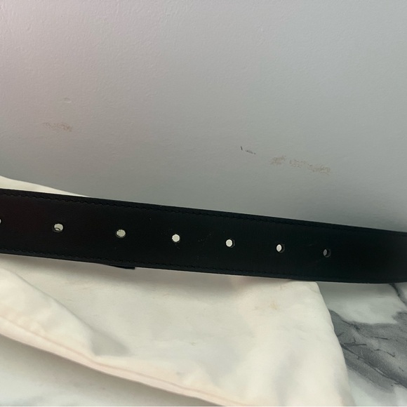 Authentic Gucci GG Belt – Black Leather